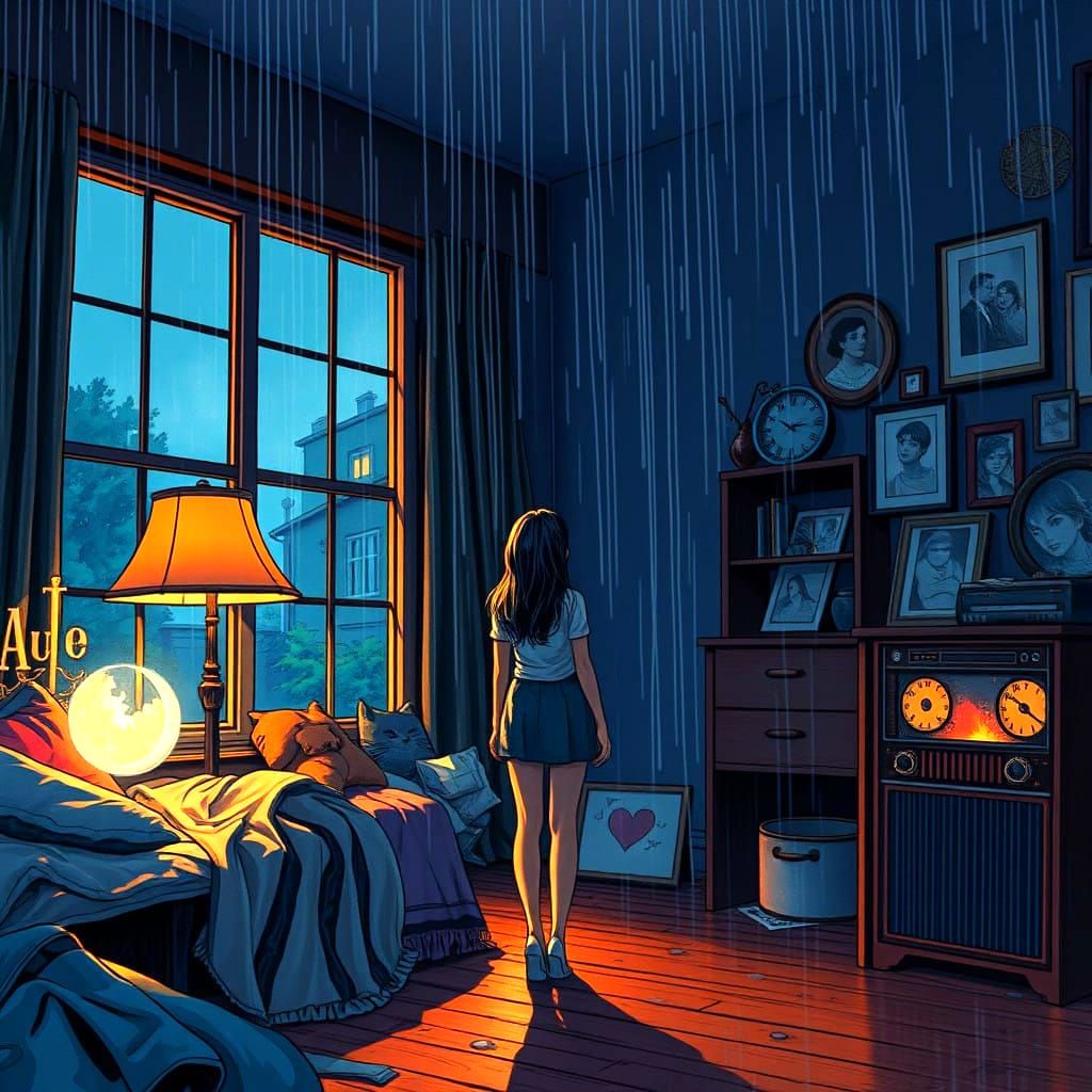 A Melancholic Moment of Nostalgic Love in Perfect Comic Book...