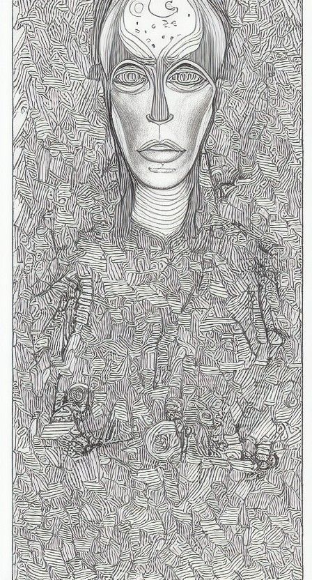 Coloring Page of Escaping Ideas