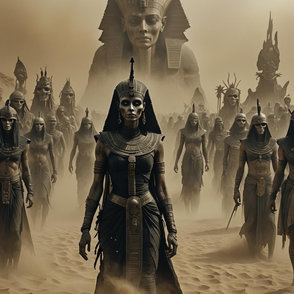 Anck-su-namun: Undead Goddess in Ancient Egyptian Style