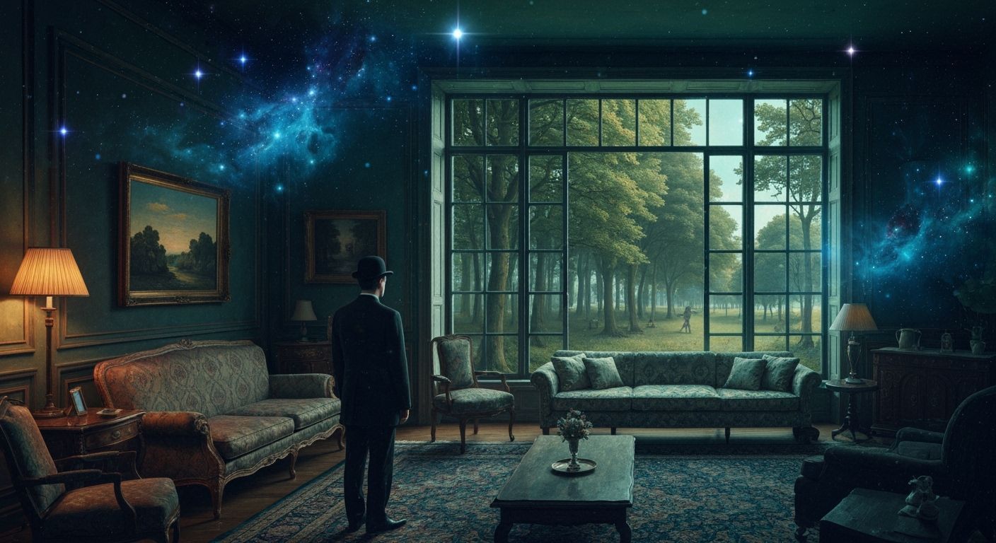 Surreal Cosmos Living Room Meets Belgian Forest in Ligne Cla...