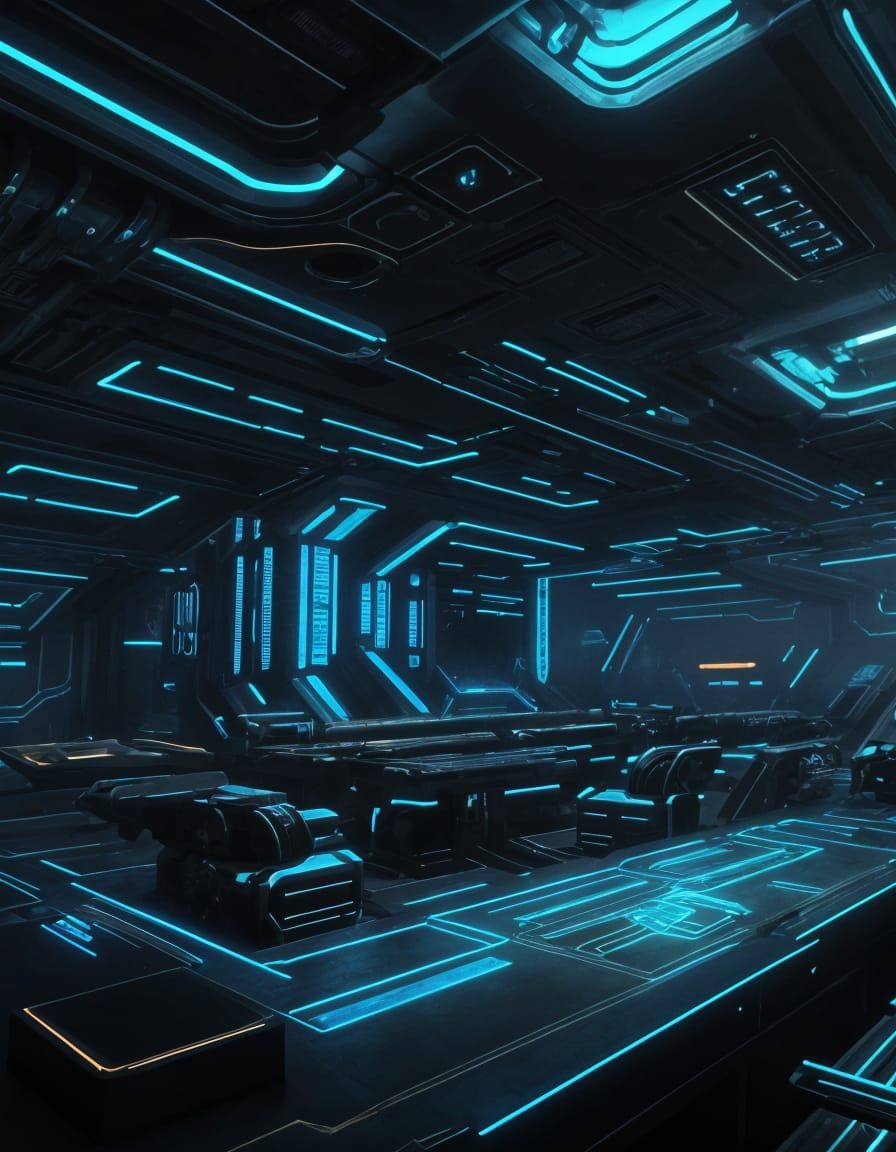 Hyperdetailed Sci-Fi Weapon Close-up