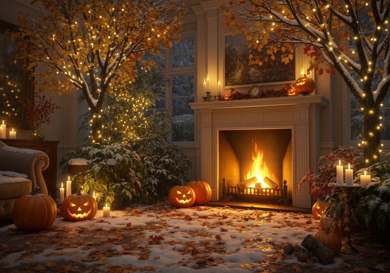 Cozy Victorian Halloween With Enchanted Garden