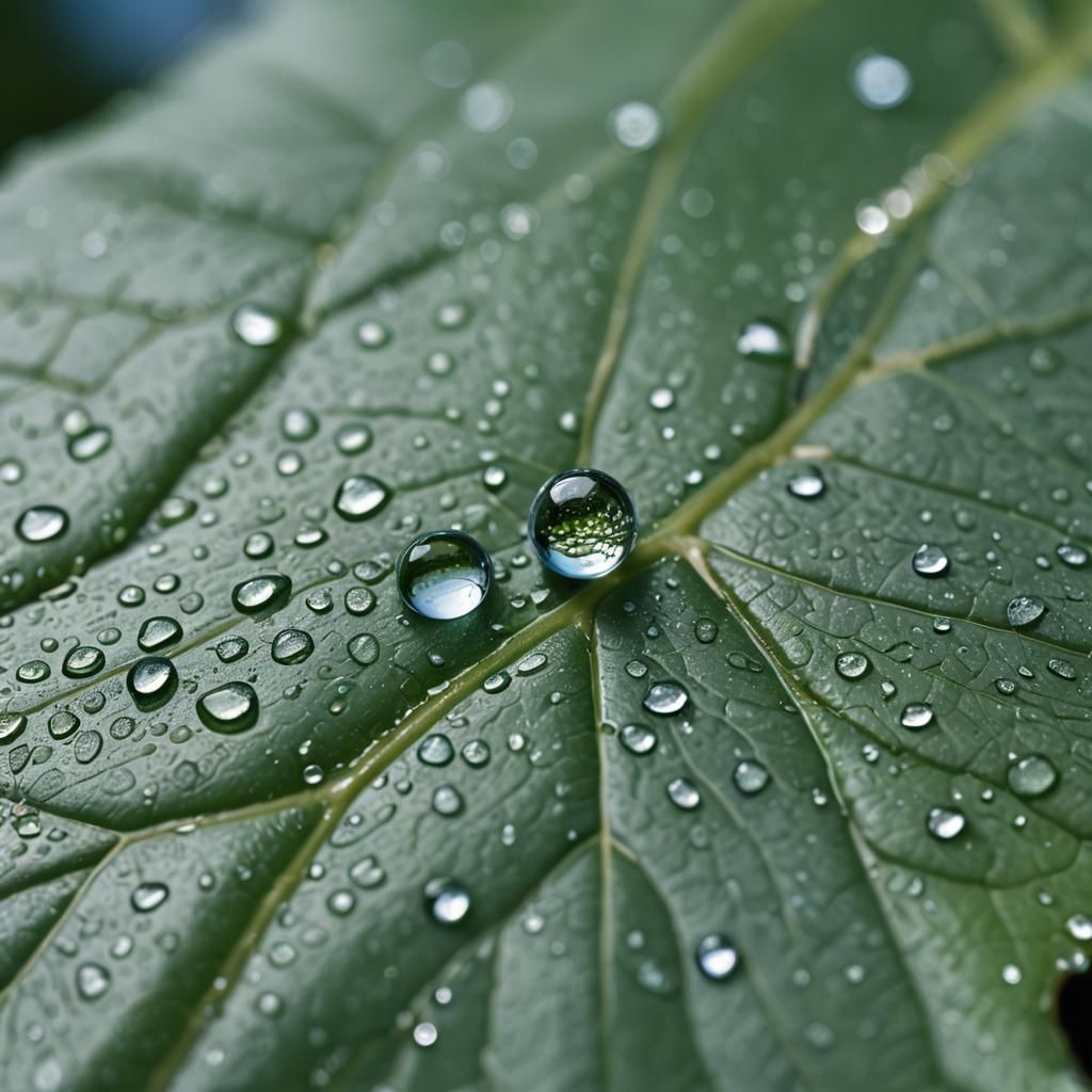Raindrop Falling: Macro Photography in Pastel Hues