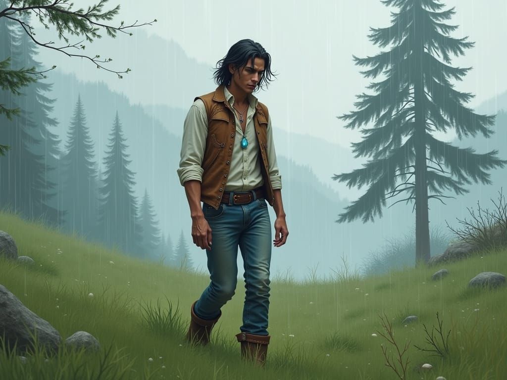 Bronze God Lost in Mystic Meadow