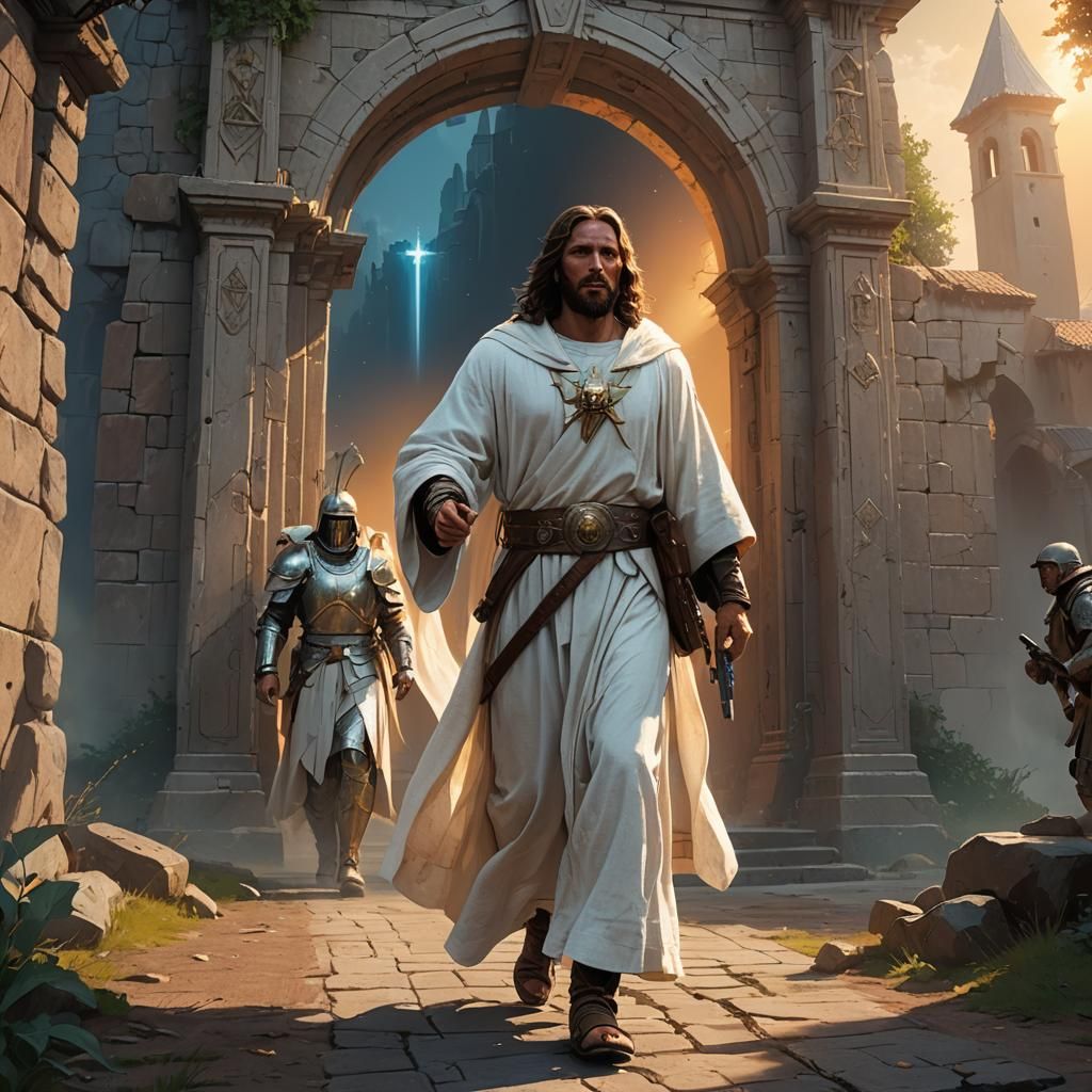 Soldier Escorted to Heaven: Fantasy Concept Art