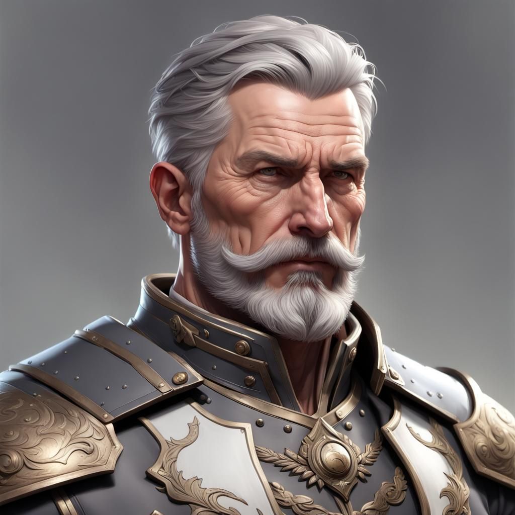 Detailed Portrait of an Austrian General