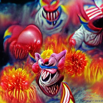Killer Klowns From Outer Space in Hellscape