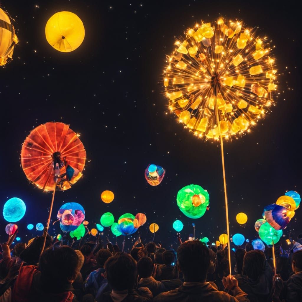 Glowing Clown Face: An AI Rendering