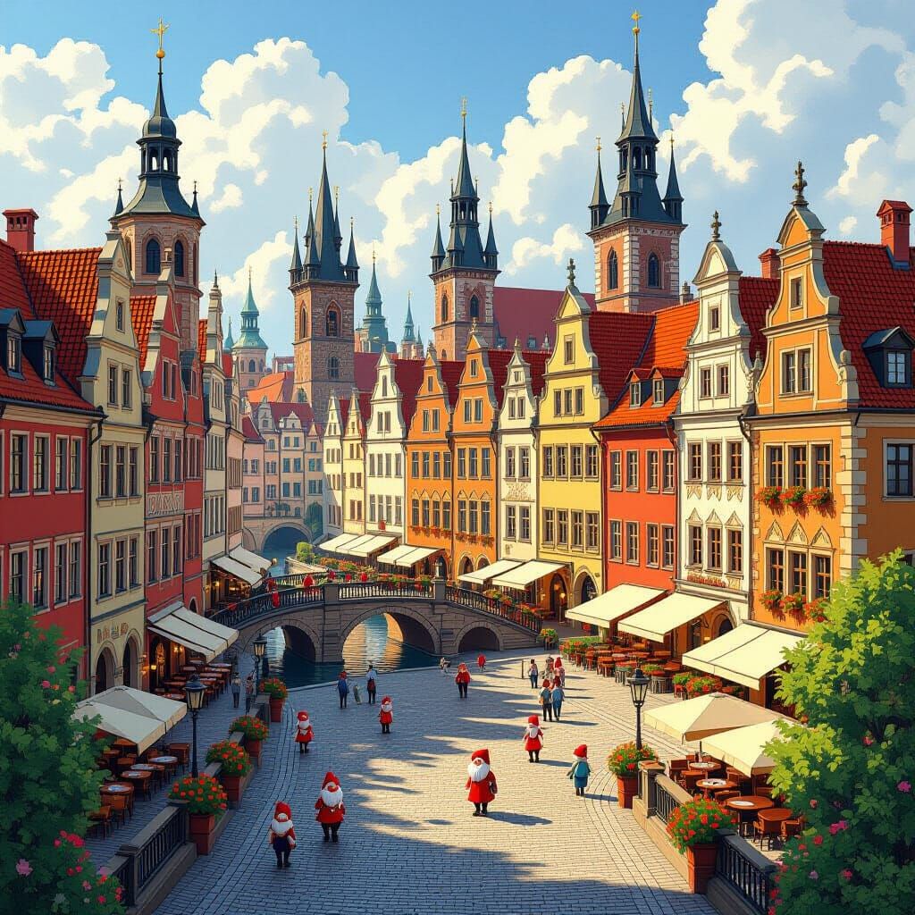 Wrocław Market Square: Gothic and Baroque Architecture