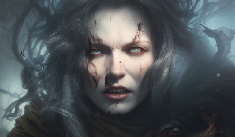 Hyperrealistic Van Helsing Portrait in Digital Art Style
