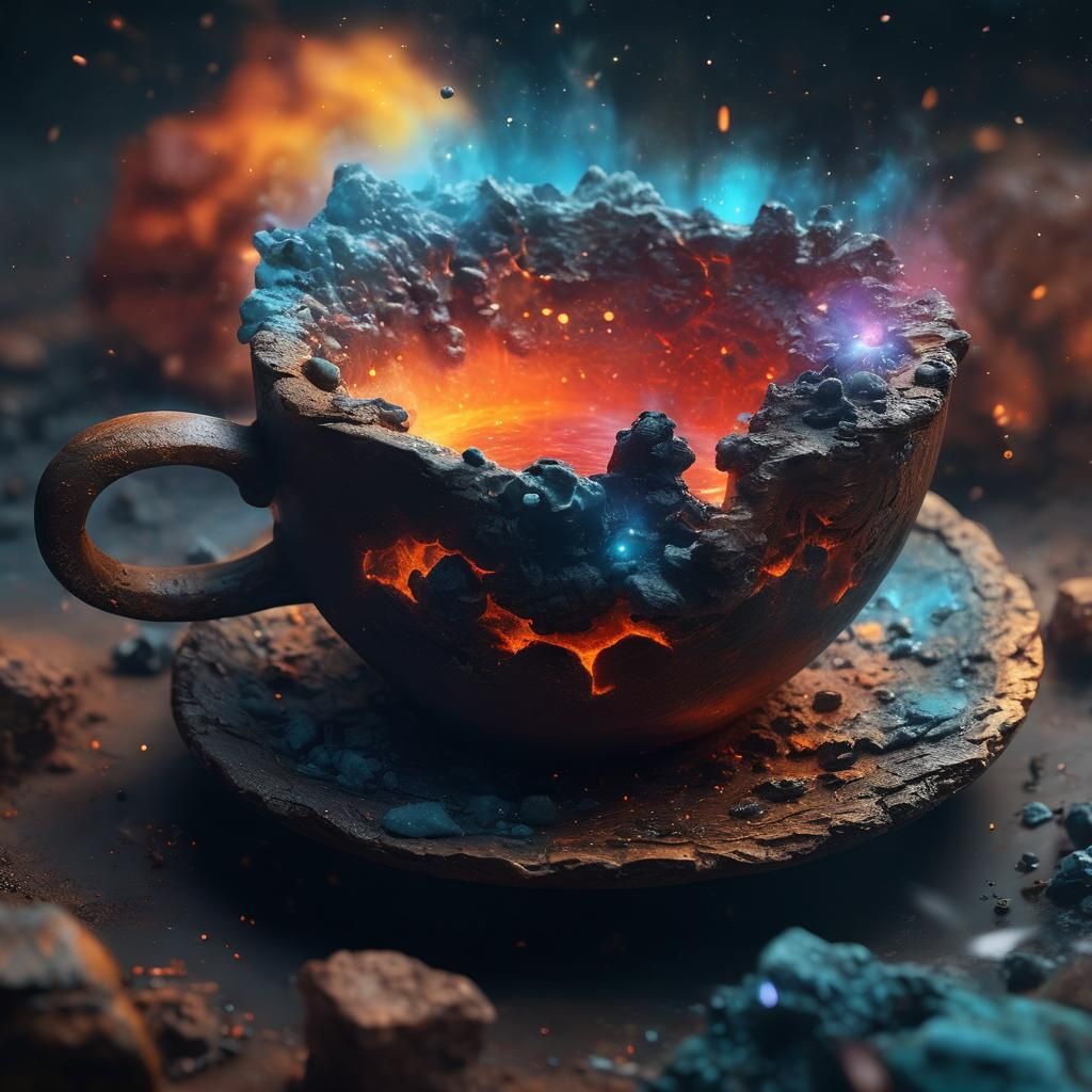 Ghibli-esque Surreal Dreamscape in Aetherpunk Style