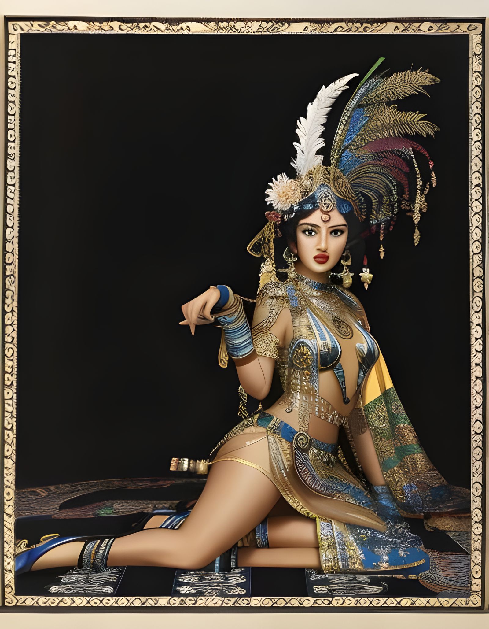 Colorful Art Deco Design in 4K Resolution