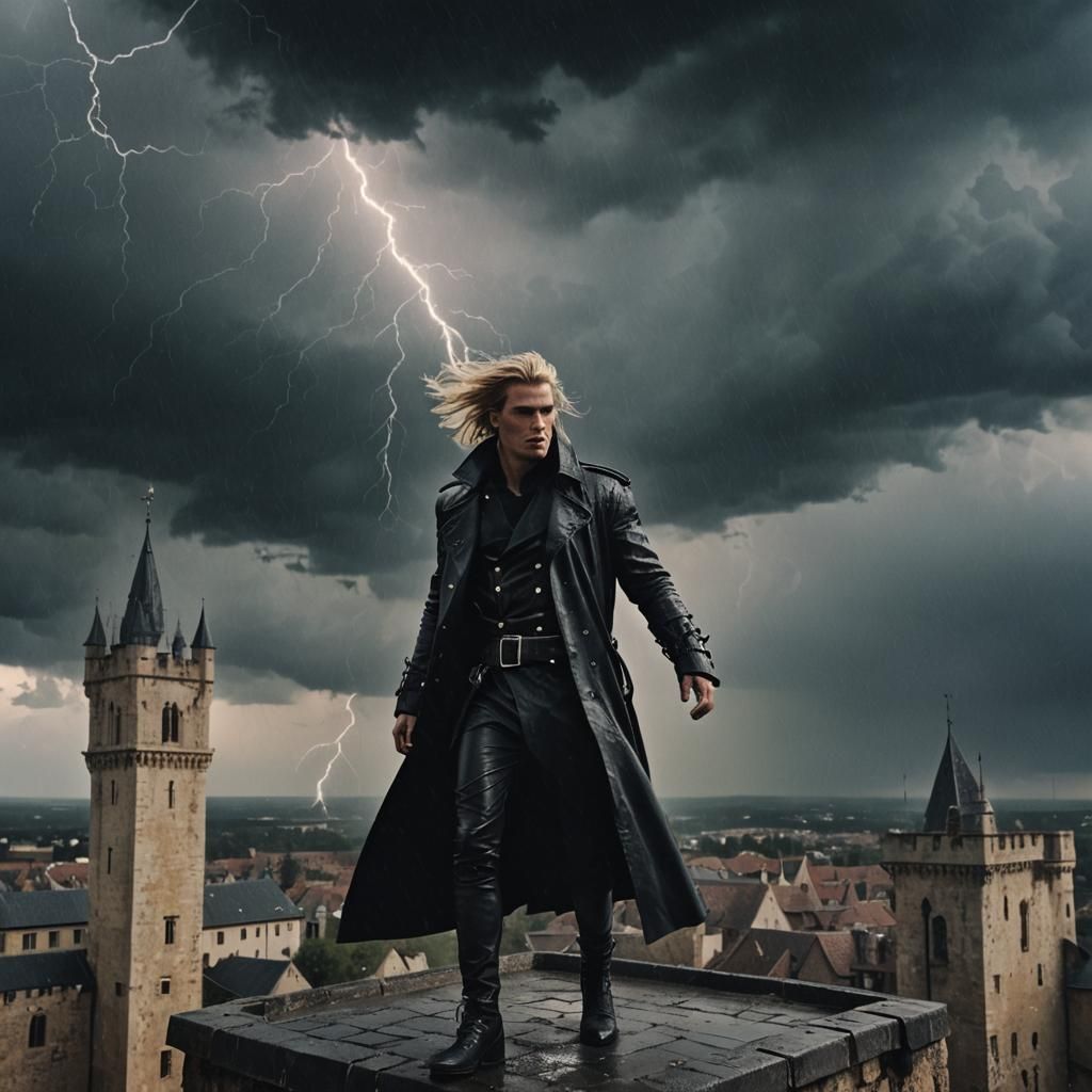 Controlling Lightning on a Tower, Cinematic Still