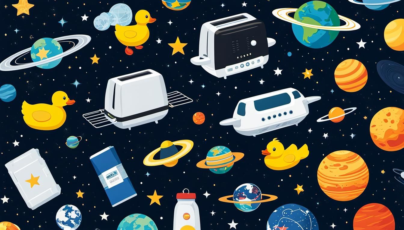 Everyday Objects Drifting in Space