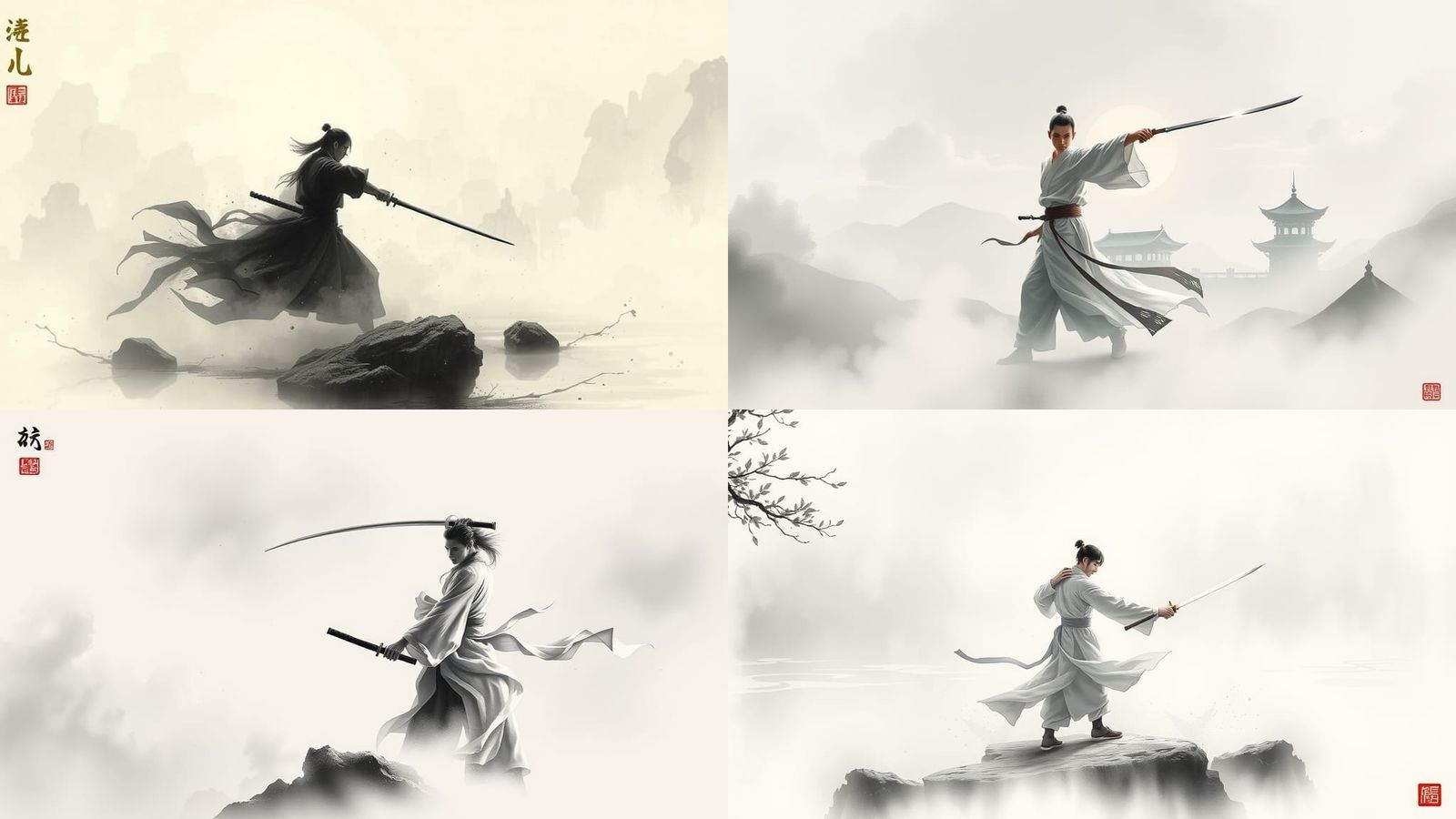 Chinese Ink Painting: The Way of Swordsmanship
