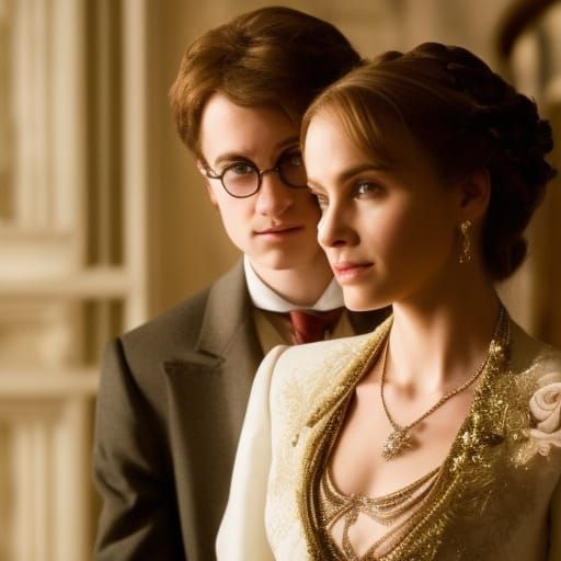 Harry Potter and Hermione: Passionate Love