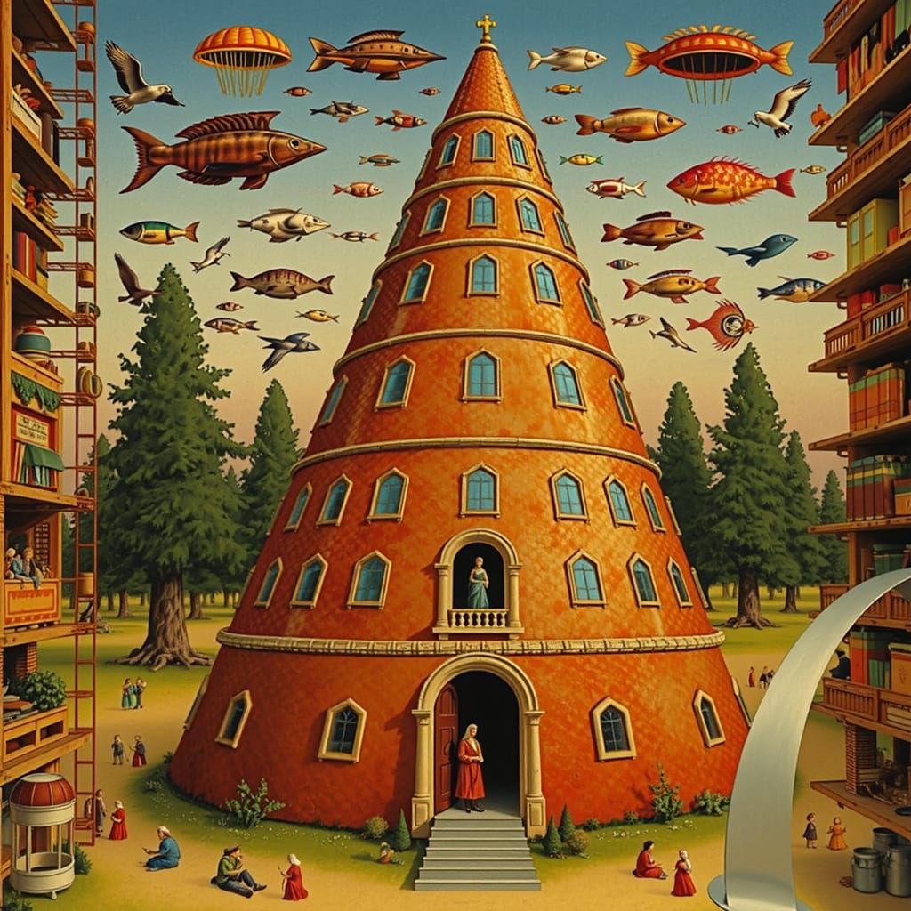 Codex Seraphinianus: An AI-Generated Surreal Encyclopedia