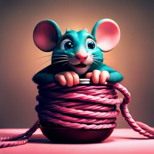 It's a wired mouse of course !