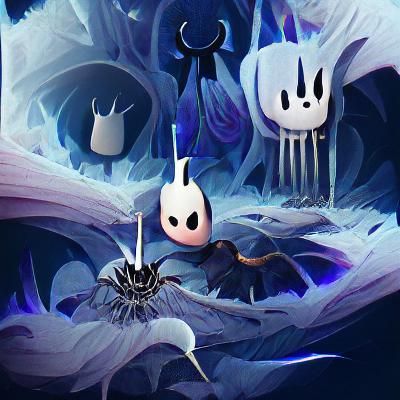 The Knight in Hallownest: Hollow Knight Fan Art