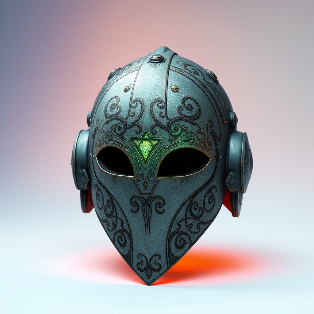 GDR Helm of Telepathy in Ethereal Fantasy Style