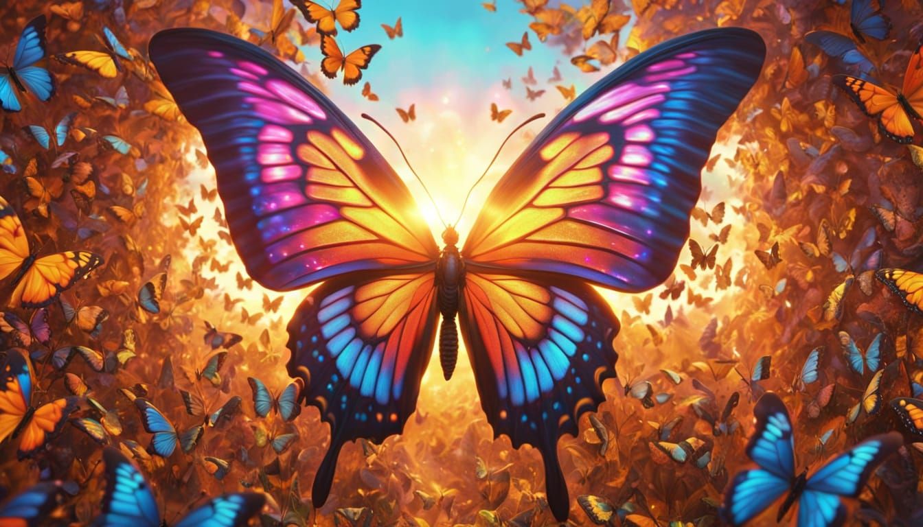 Thousands of Butterflies Form Interdimensional Portal: Hyper...