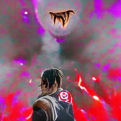 Travis Scott Likeness Generated by AI
