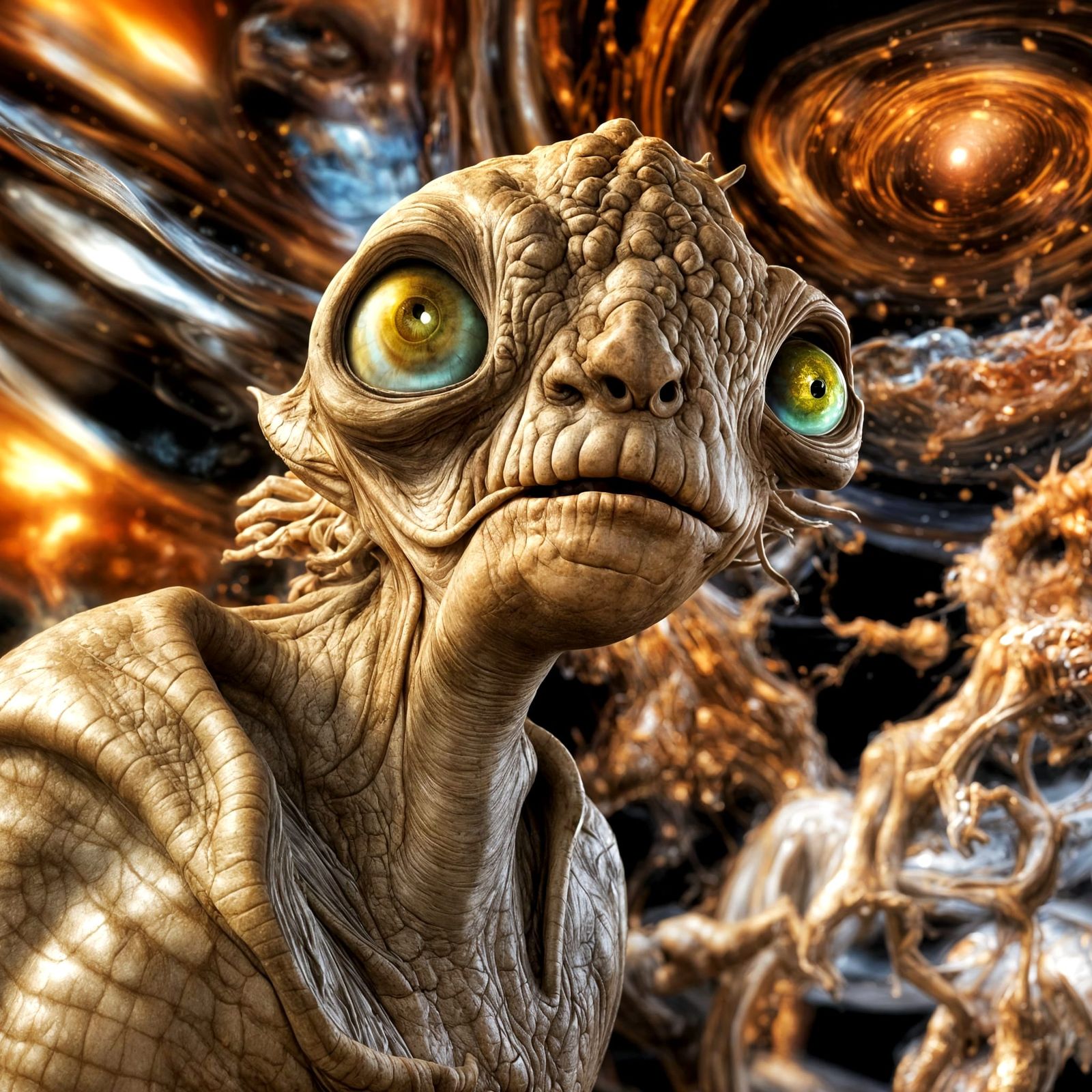 Photorealistic Aliens: Beautiful, Unusual, and Complex