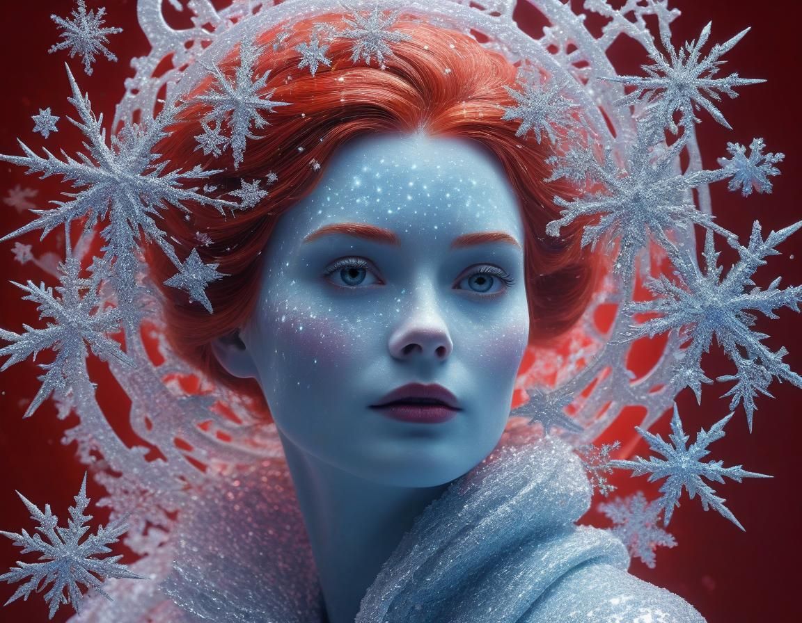 Ethereal Lady Jane Jay in Abstract Surreal Art