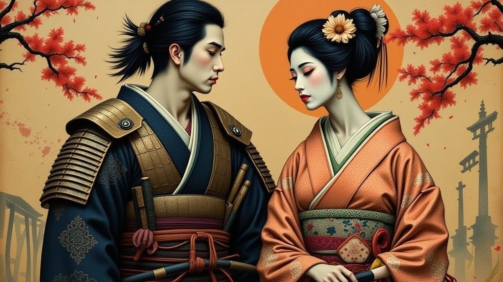 Samurai and Geisha in Ancient Japan