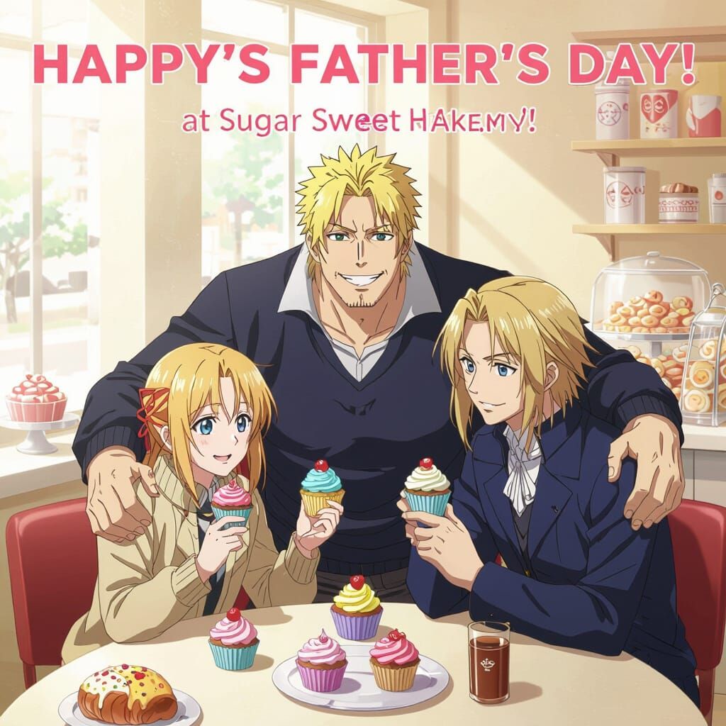Father's Day Celebration at a Bakery