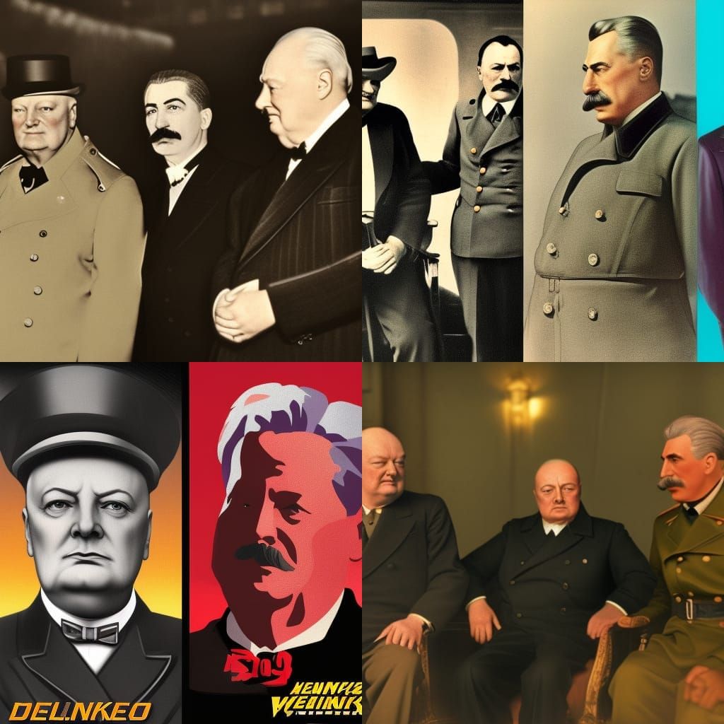 Cyberpunk 2099: The Big Three at Yalta Conference