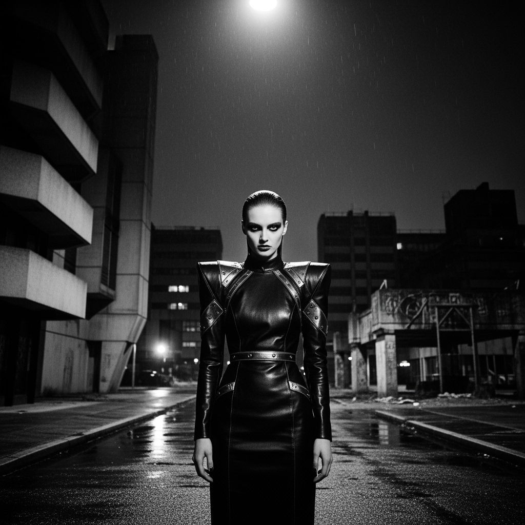 Striking Grimdark Image in High Contrast Style