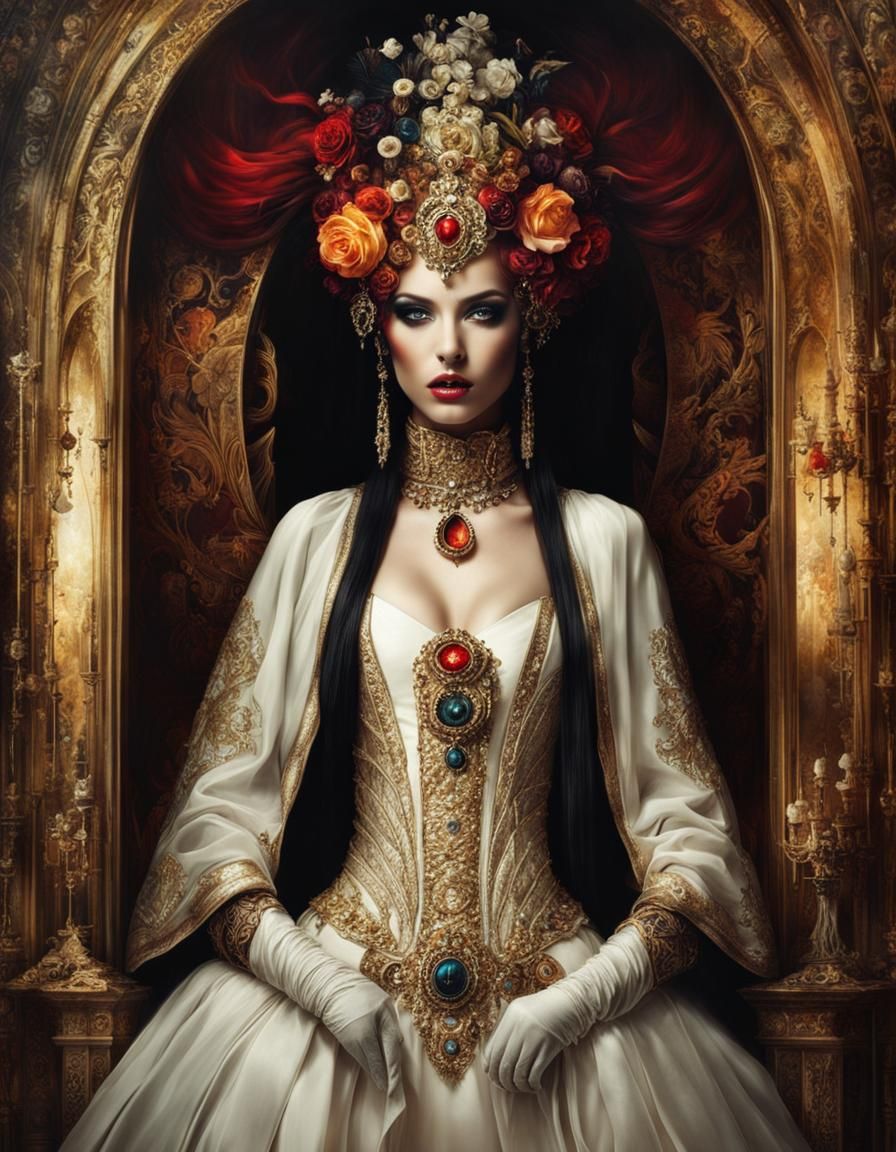 Colorful Detailed Figure Art