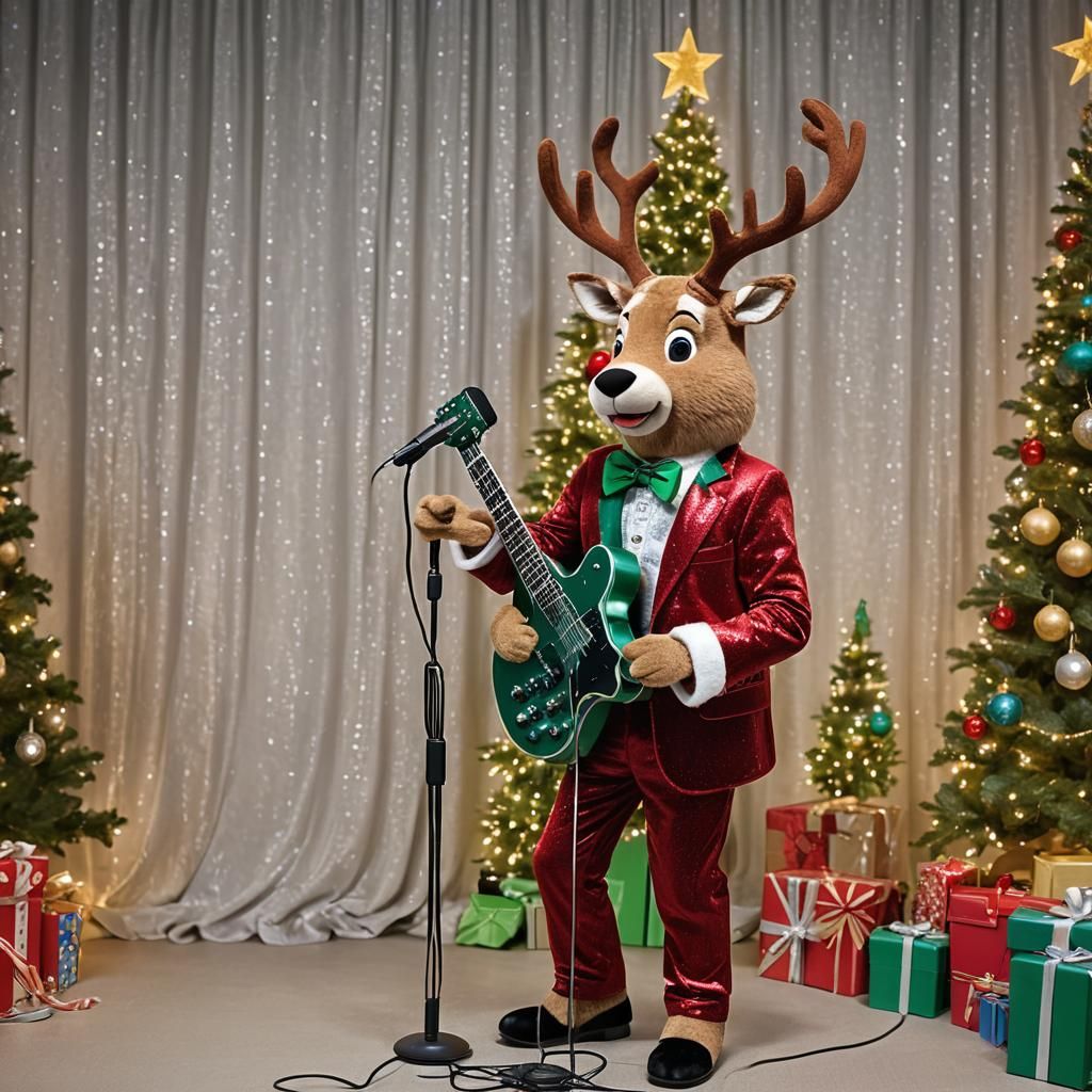 Rudolf the Red-Nosed Reindeer Rock Star