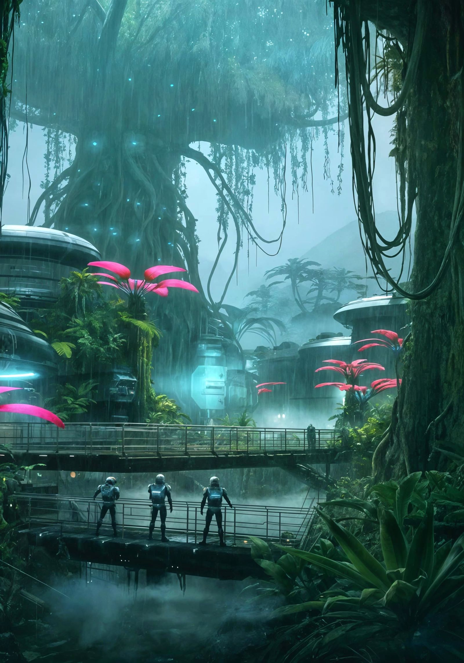 Vibrant Ragol Settlement in Tropical Paradise