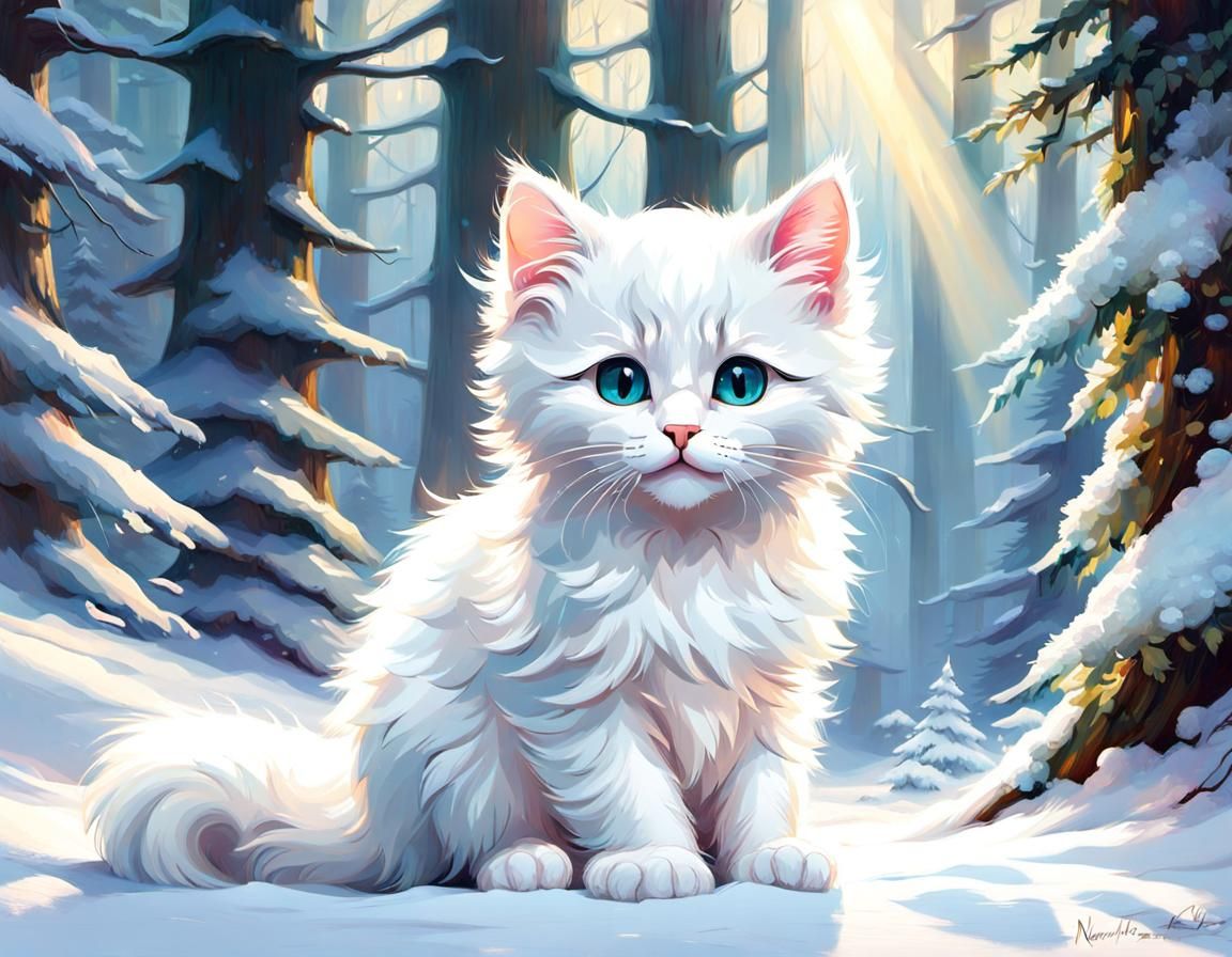 Snow the Cat
