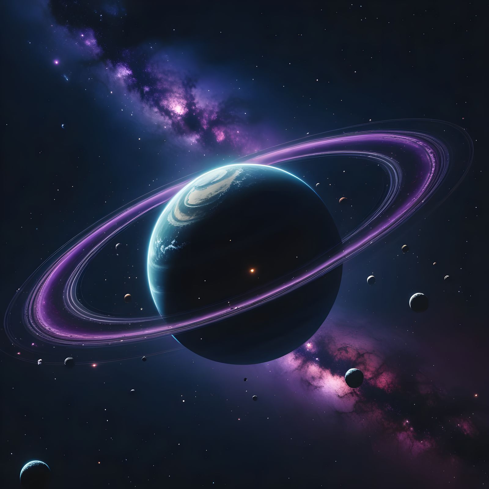 Surreal Space Fantasy World in Epic 16K HDR