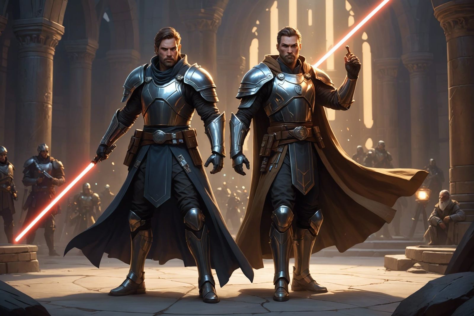 Jedi Knight Paladin Fusion Character Design