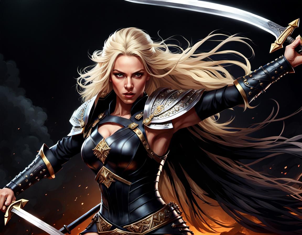 Fierce Women Warriors in Savage Combat