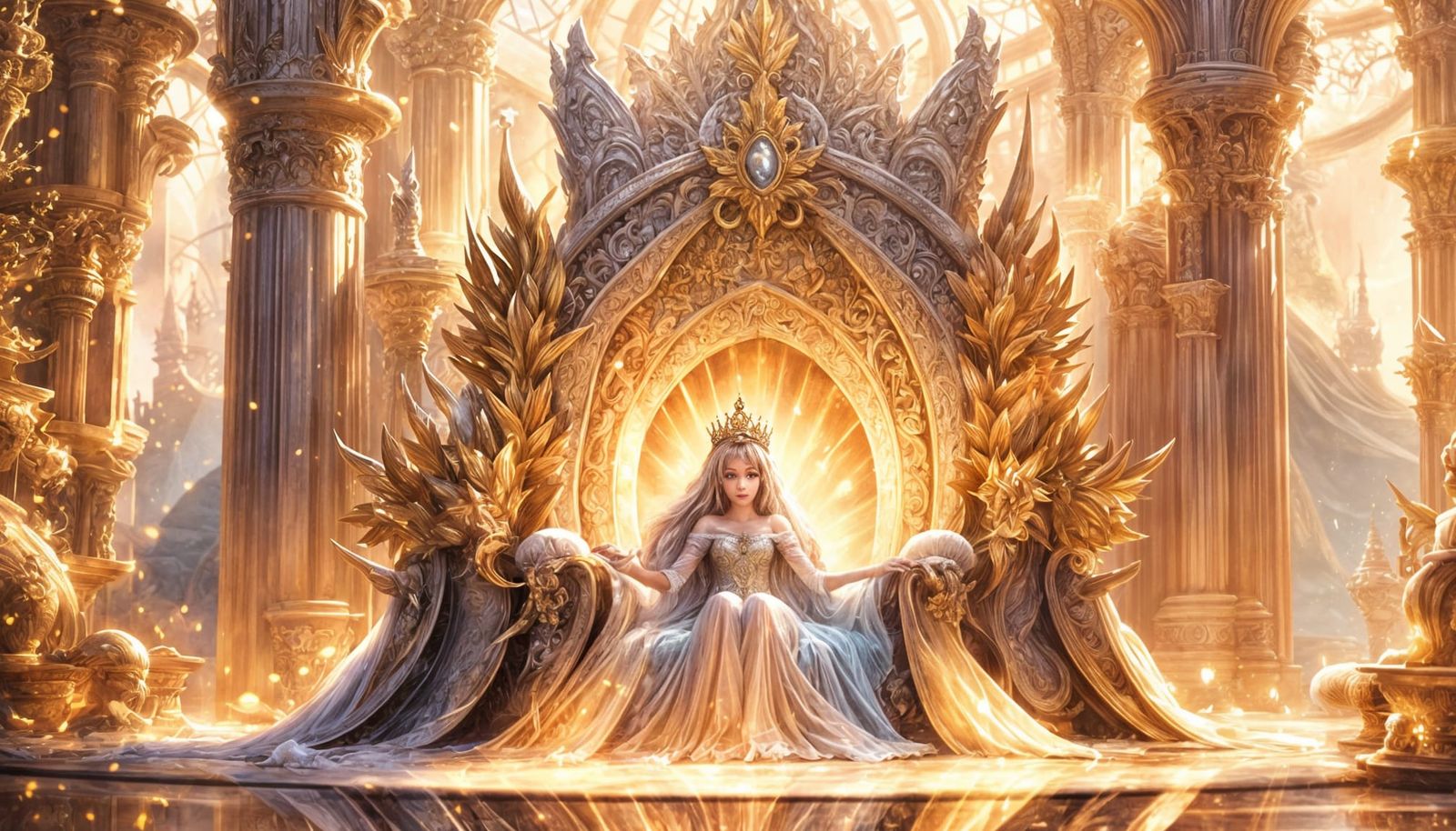 Chibi Princess of Light Reigns Supreme in Radiant Castle