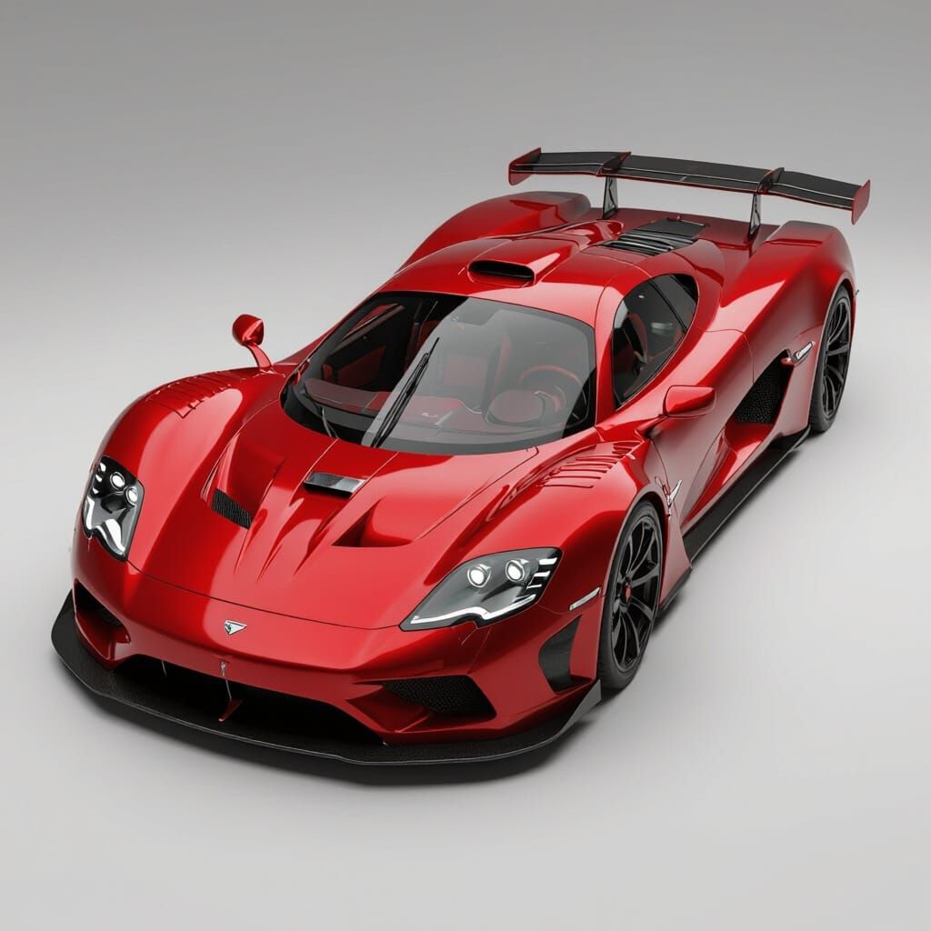 Hypercar Prototype with Saleen and McLaren Elements