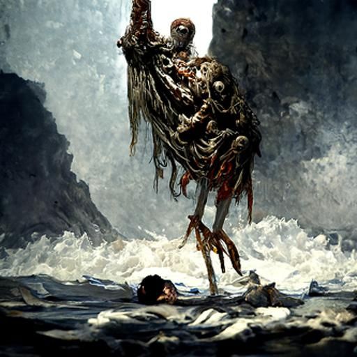 Horrific Rotting Corpse of God Washed Ashore