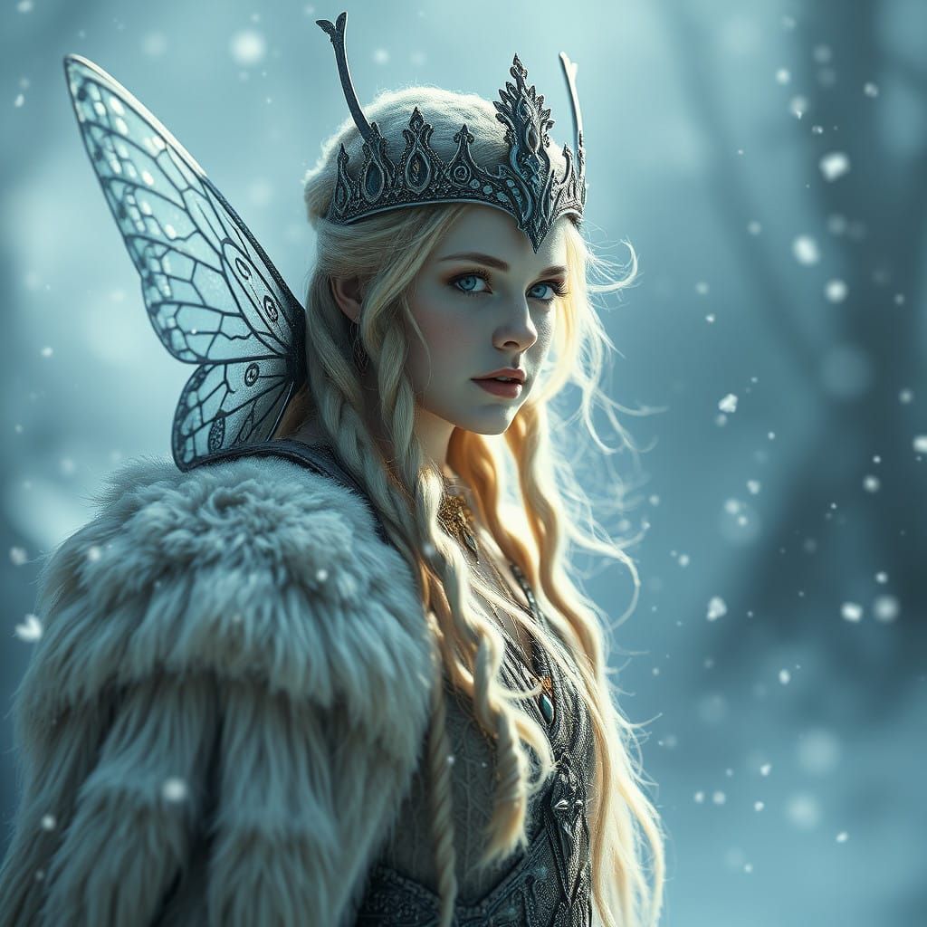 Viking Queen in Winter Wonderland
