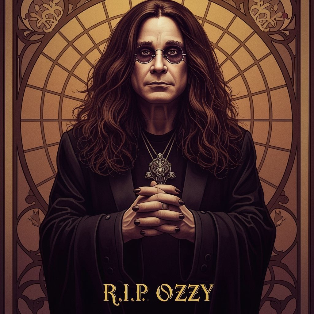 Ozzy Osbourne's Journey Home: Dark Fantasy Art