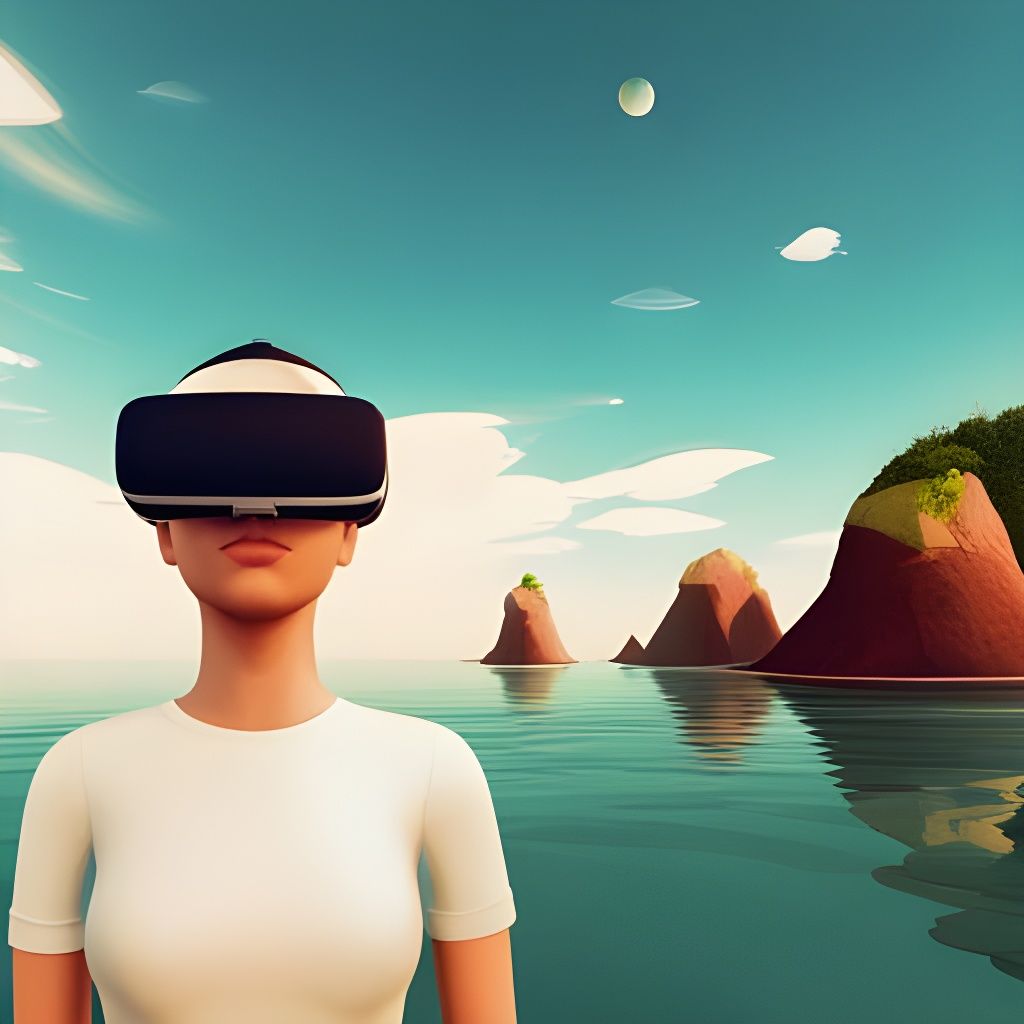 Virtual Reality Metaverse Digital World