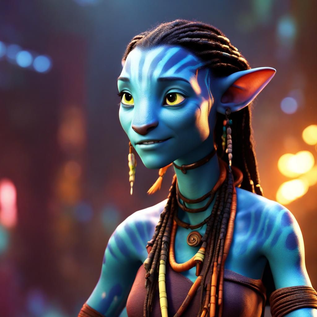 Pixar Avatar Concept Art in 3D