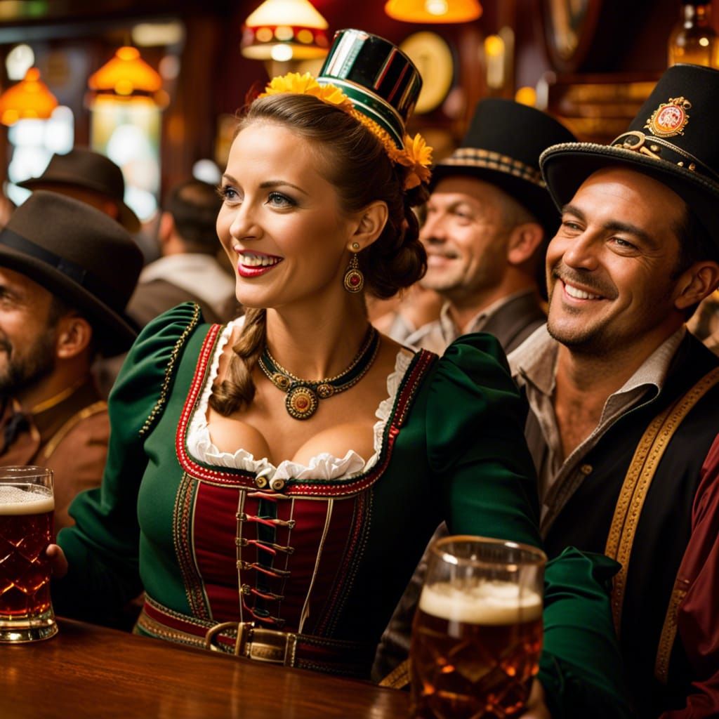 Candid Photo of Octoberfest