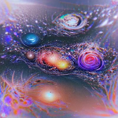 Vibrant Swirling Colors in New Universe