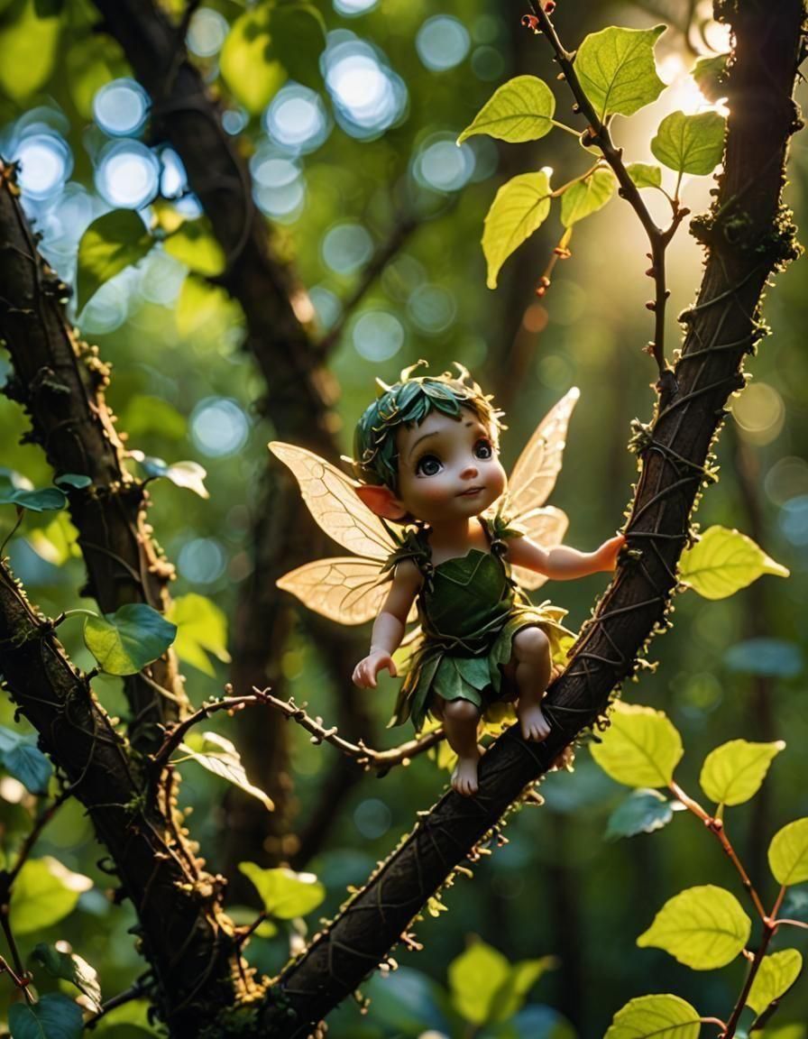 Magical Pixie in Sunlight: Macro Photography