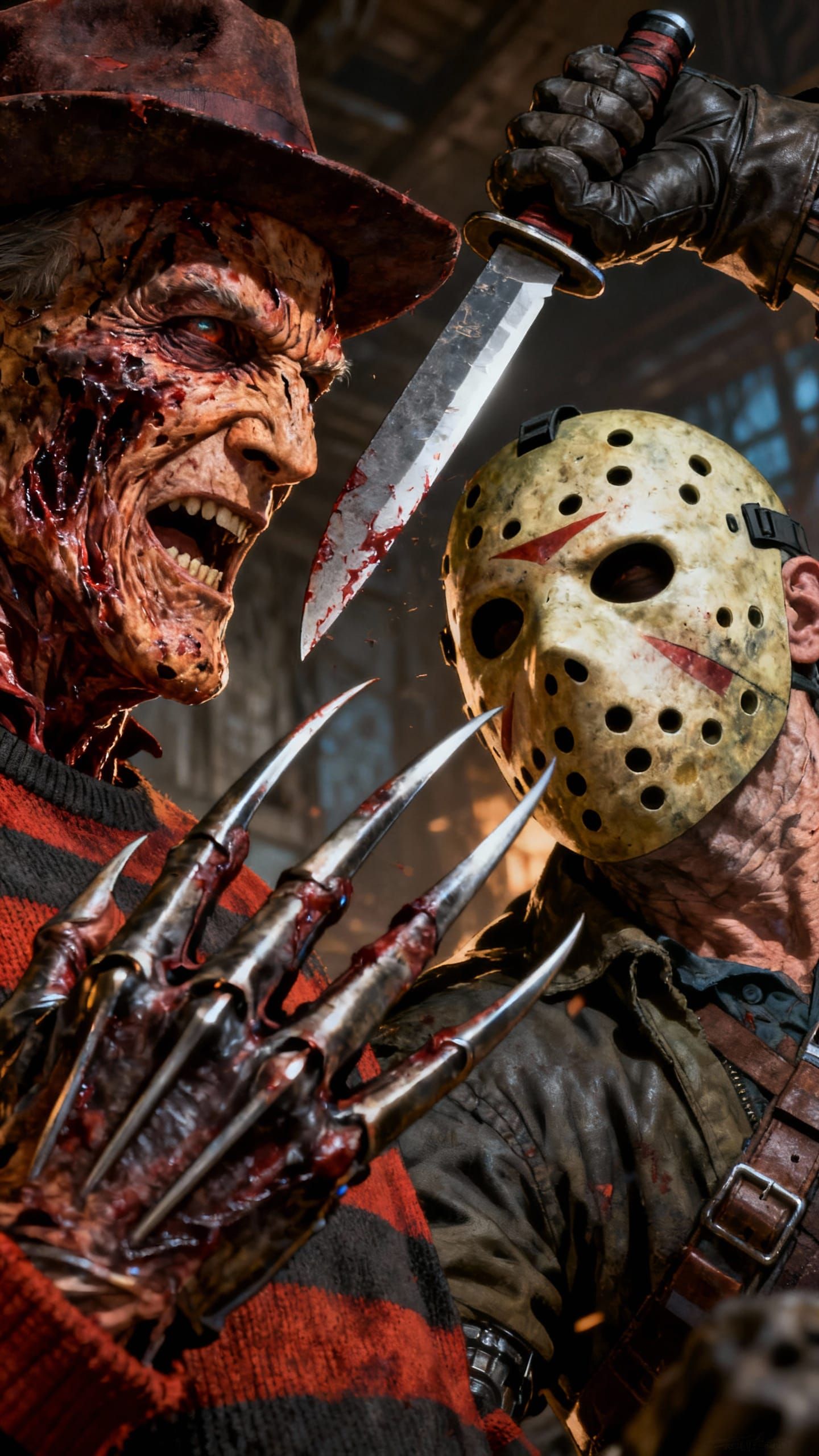 Freddy Krueger vs Jason Voorhees Splash Page